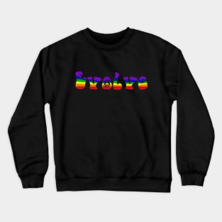 Evolve Rainbow Stripes Crewneck Sweatshirt